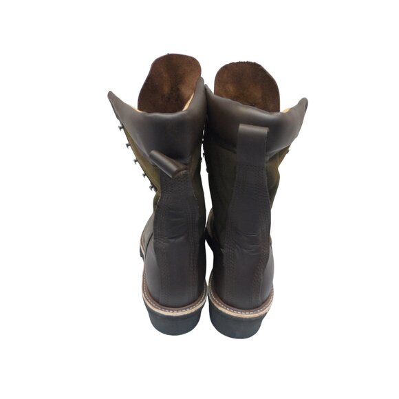 Hoffman Men's 10" Composite Toe Powerline Boots *Made In USA* Brown Size 9.5D - Picture 3 of 7